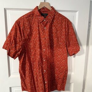 Banana Republic Orange Casual Shirt XL